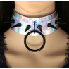 Joy Jewels Collier à pointes Strobo Laser Argenté-Noir